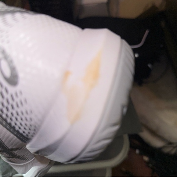 ASICS Women's Gel-Dedicate 8 Tennis Shoes white/silver, size 9.5 - Picture 7 of 8